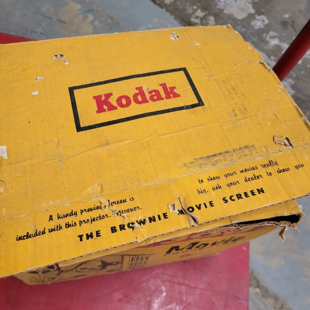 Vintage 1950's Kodak Brownie 300‎ Movie Projector 8mm - Retro Home Decor / Prop